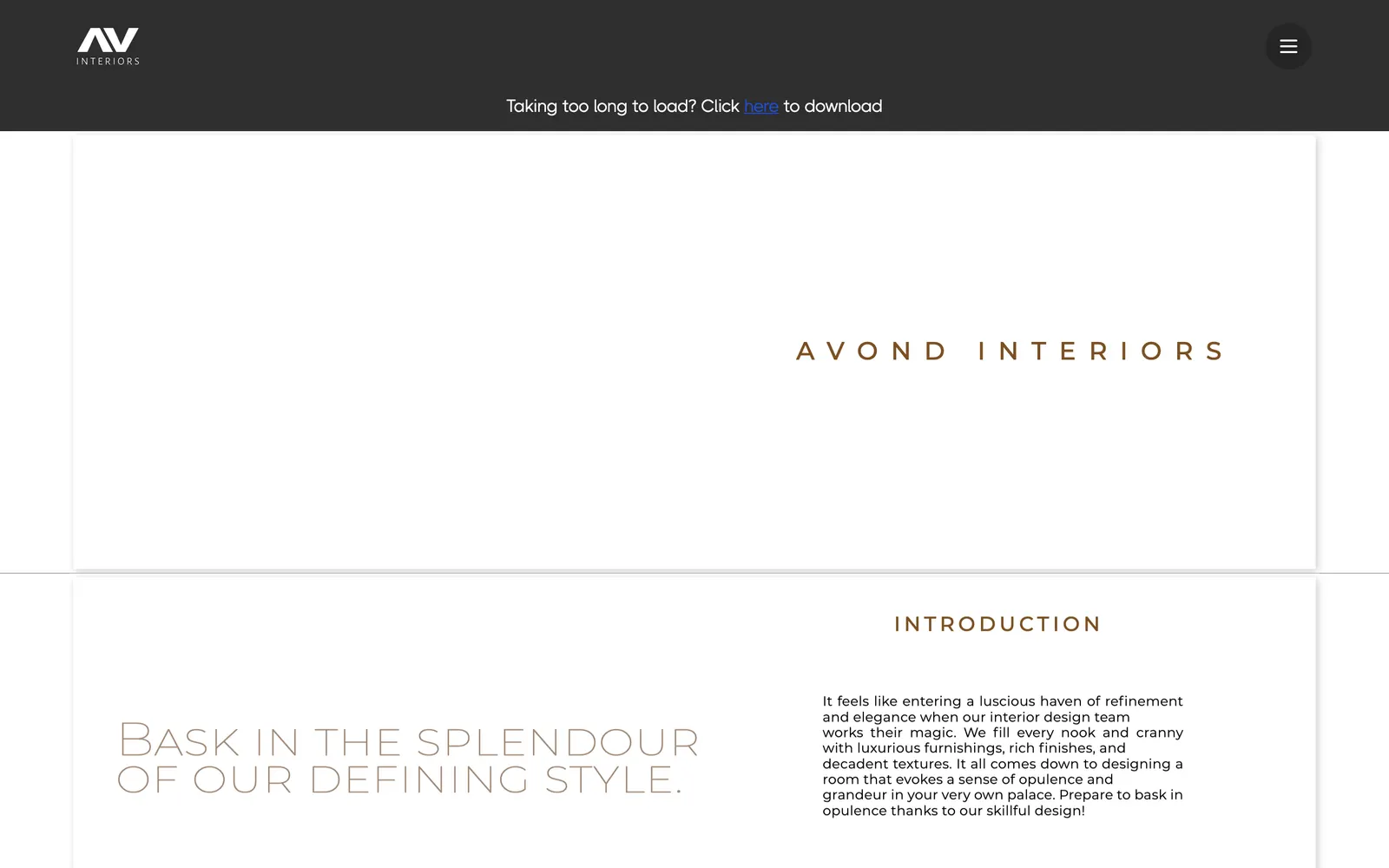 Avond project catalogue