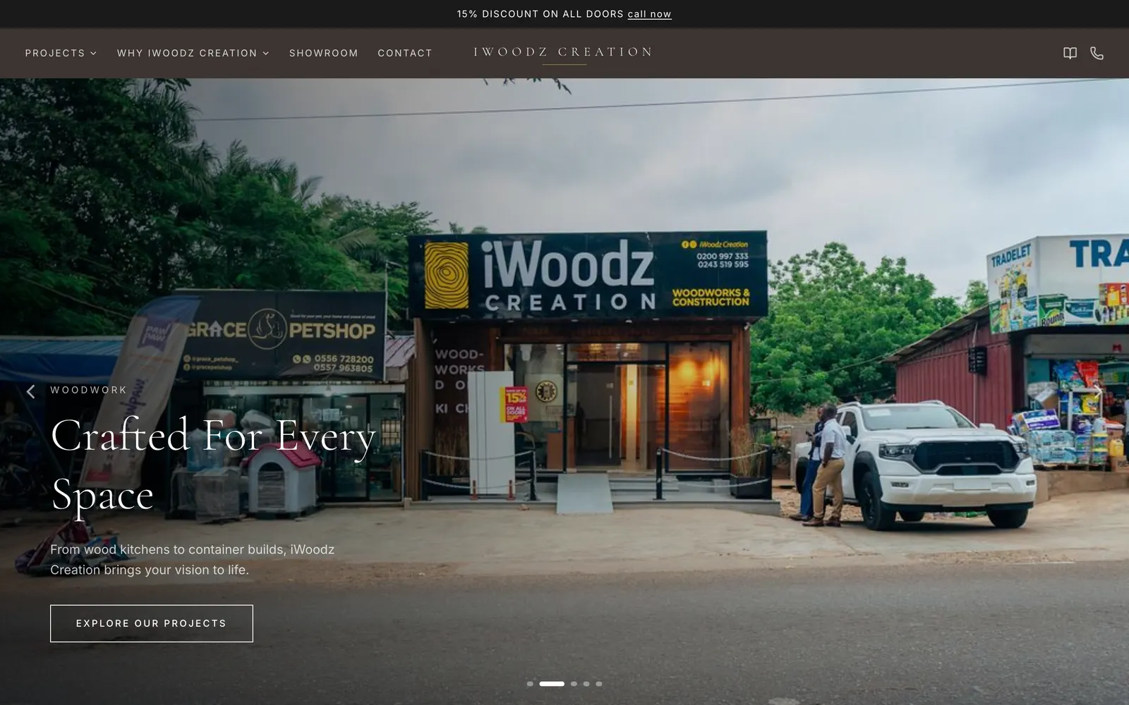 iWoodz home page