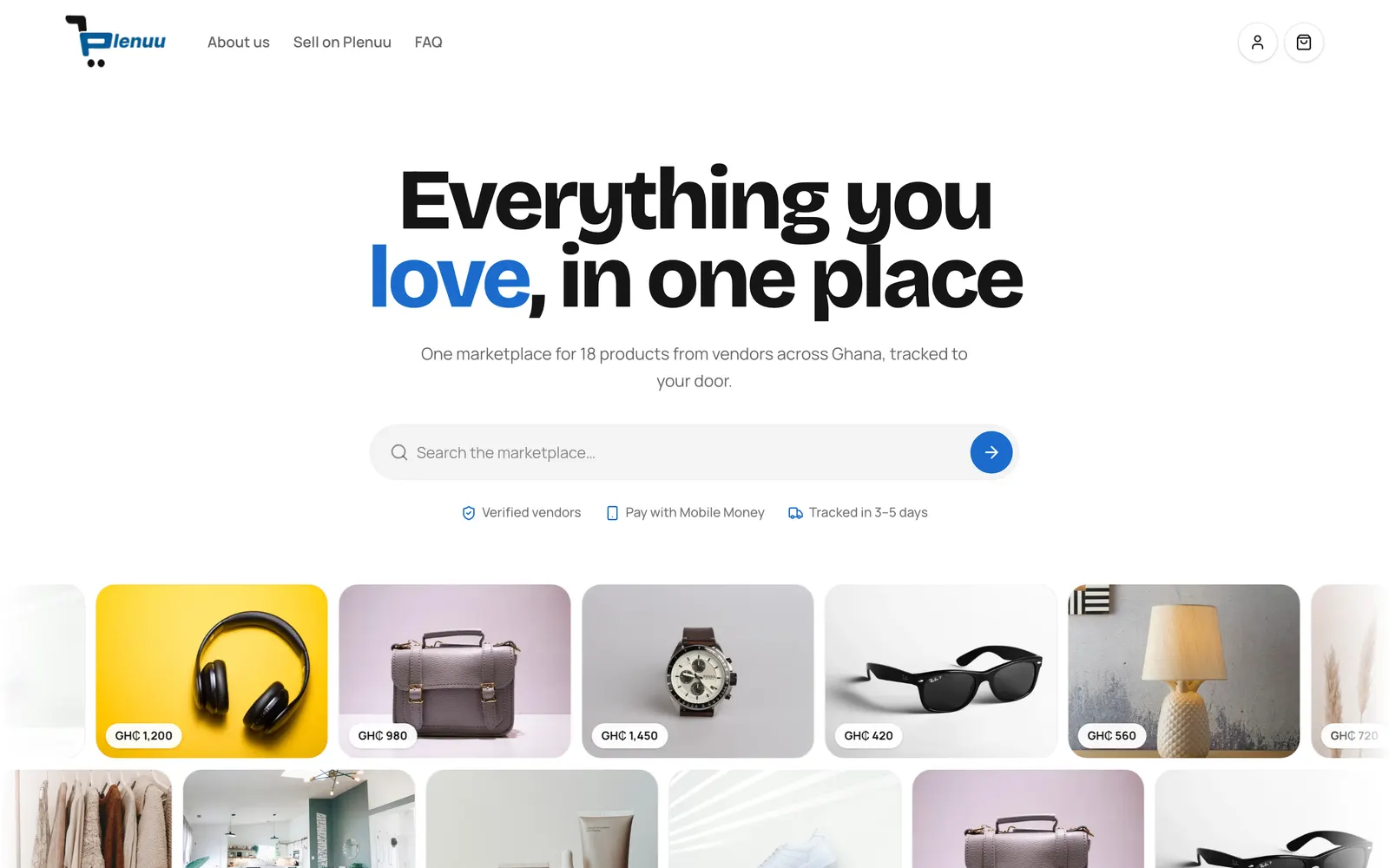 Plenuu home page